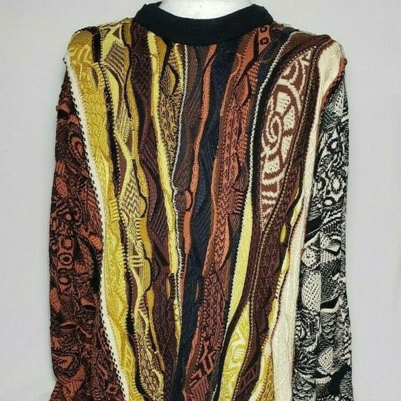 Vtg COOGI Authentic Cotton Sweater Biggie - Picture 3 of 5